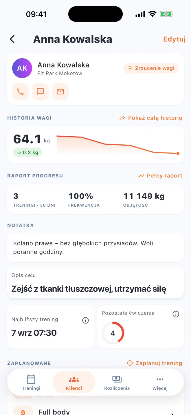 Karta klienta